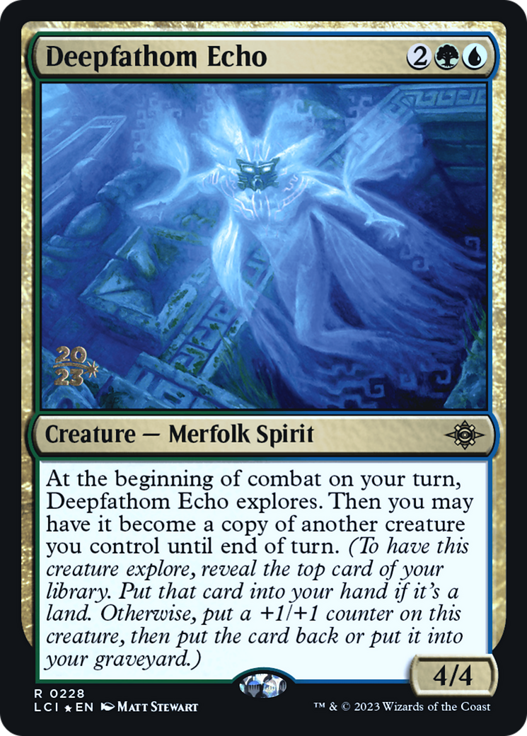 Deepfathom Echo (228) Foil - The Lost Caverns of Ixalan Promos