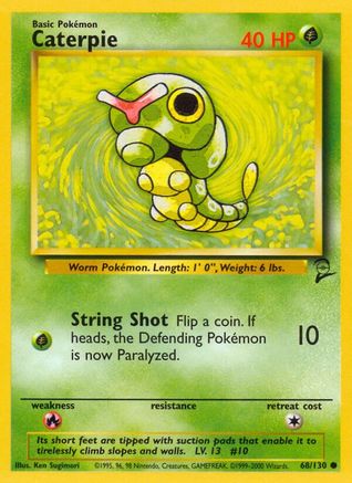 Caterpie (68) - Base Set 2