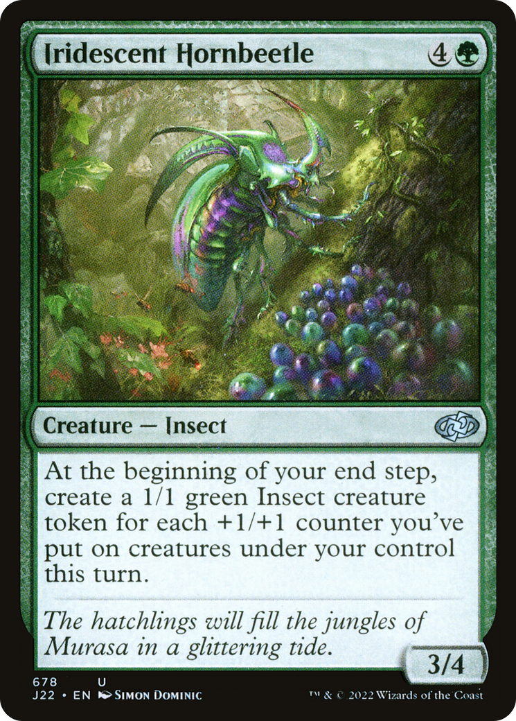 Iridescent Hornbeetle (678) - Jumpstart 2022
