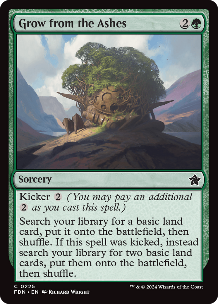 Grow from the Ashes (225) Foil - Foundations