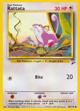 Rattata (89) - Base Set 2