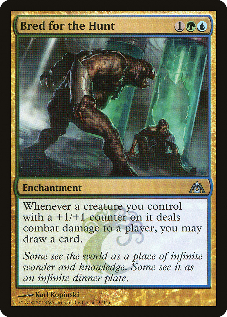 Bred for the Hunt (059) Foil - Dragon's Maze