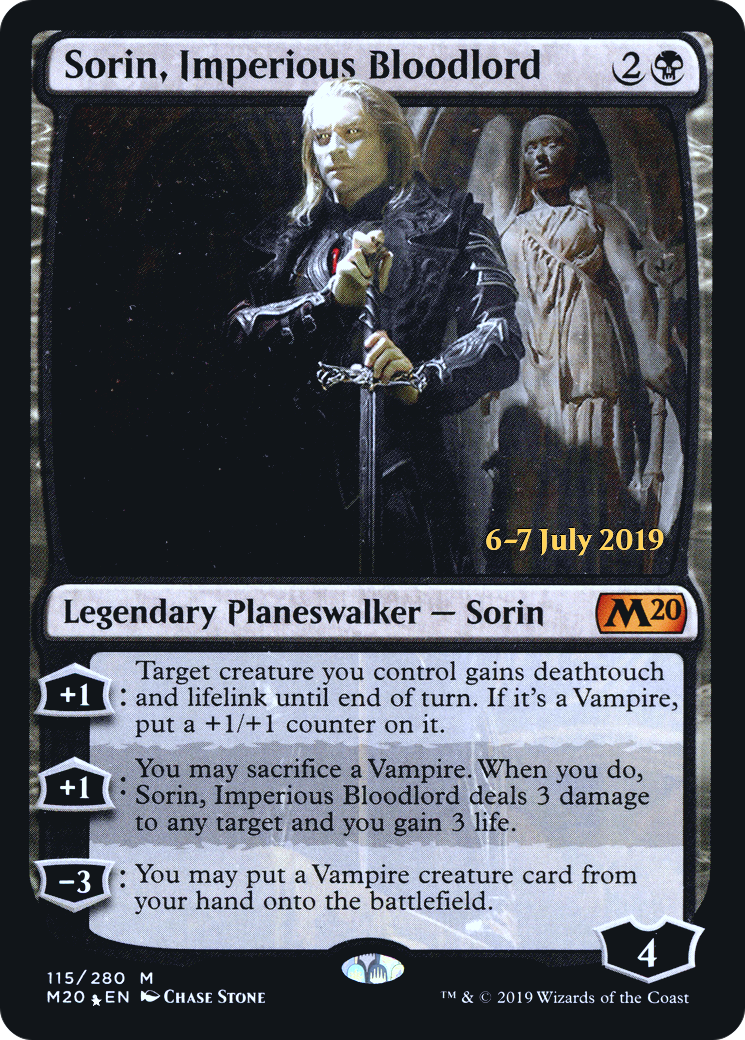 Sorin, Imperious Bloodlord (115) Foil - Core Set 2020 Promos