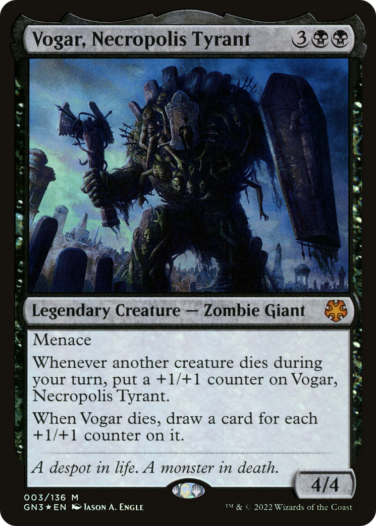 Vogar, Necropolis Tyrant (003) Foil - Game Night: Free-for-All