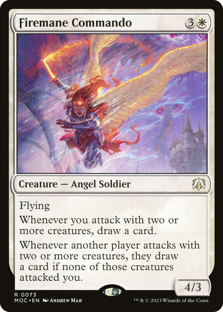 Firemane Commando (073) Foil - March of the Machine Commander