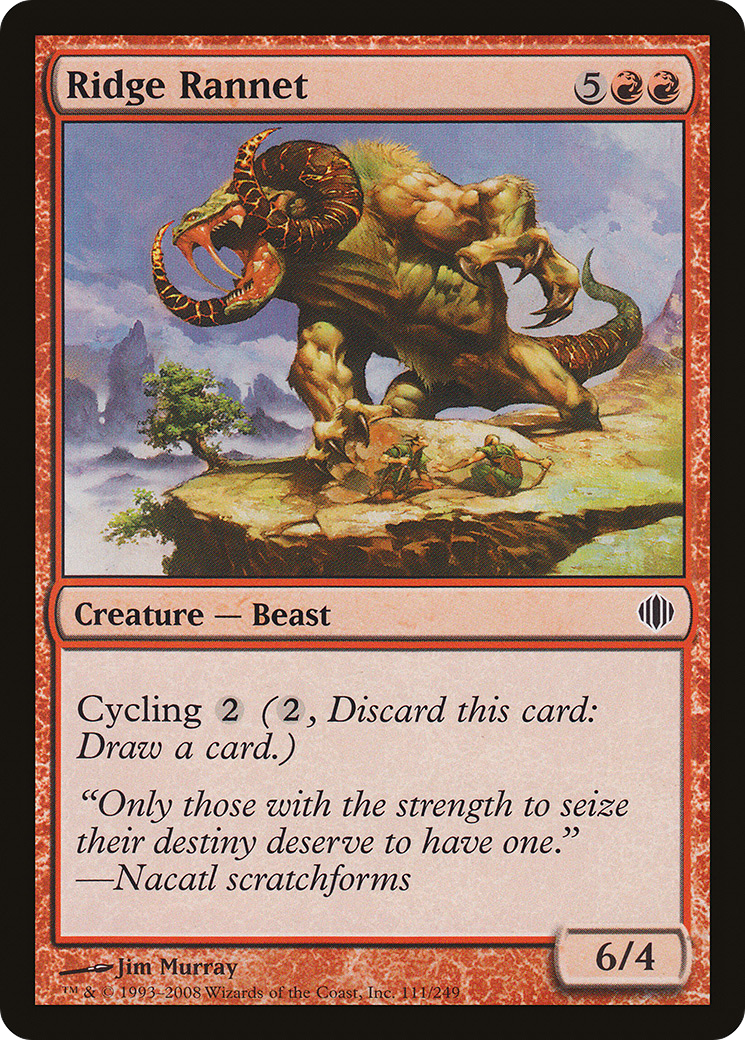 Ridge Rannet (111) - Shards of Alara Foil