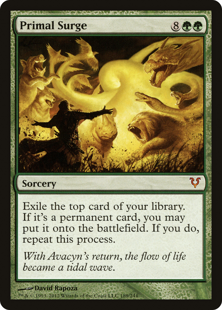 Primal Surge (189) Foil - Avacyn Restored