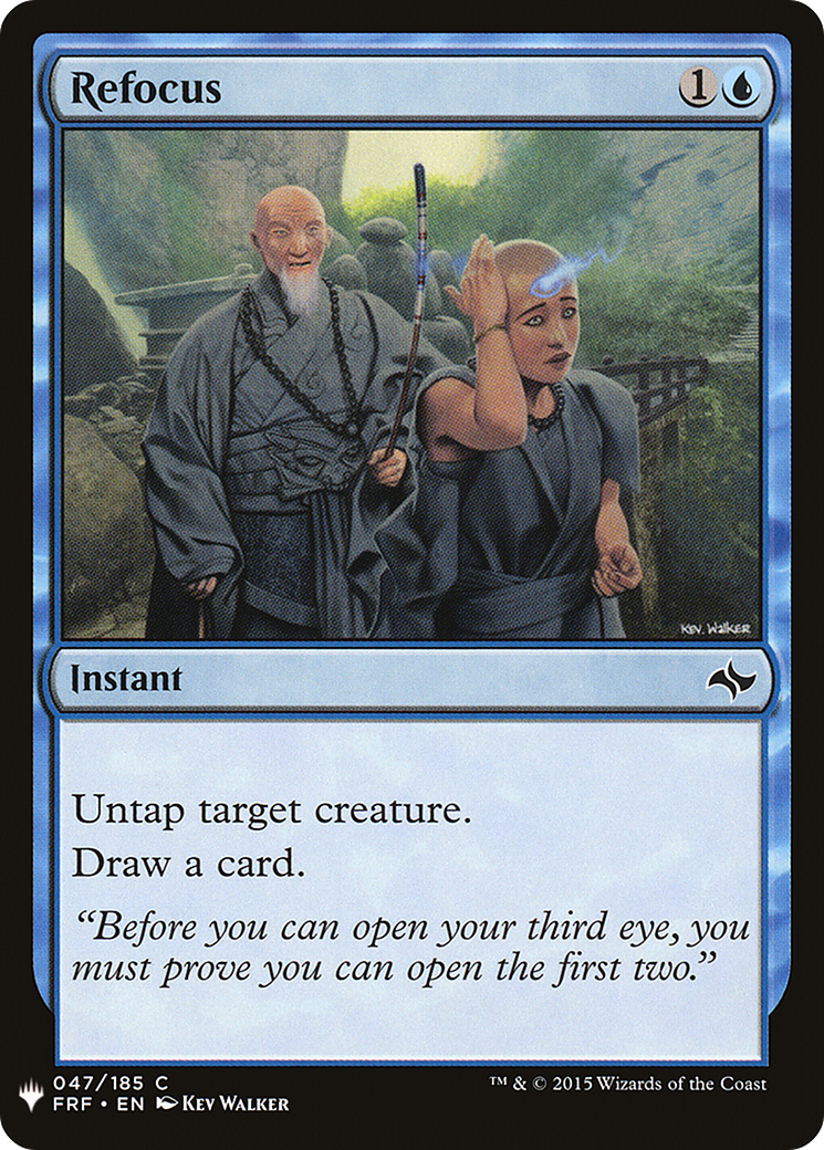 Refocus (FRF-47) - The List