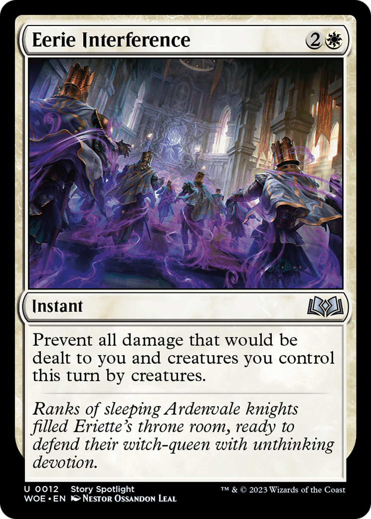 Eerie Interference (012) Foil - Wilds of Eldraine