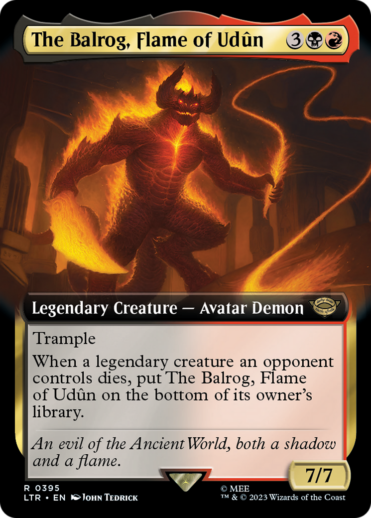 The Balrog, Flame of Udun (Extended Art) (395) - The Lord of the Rings: Tales of Middle-earth
