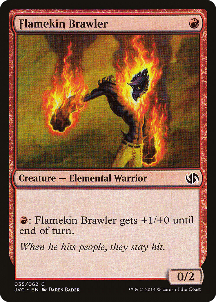 Flamekin Brawler (035) - Duel Decks Anthology: Jace vs. Chandra