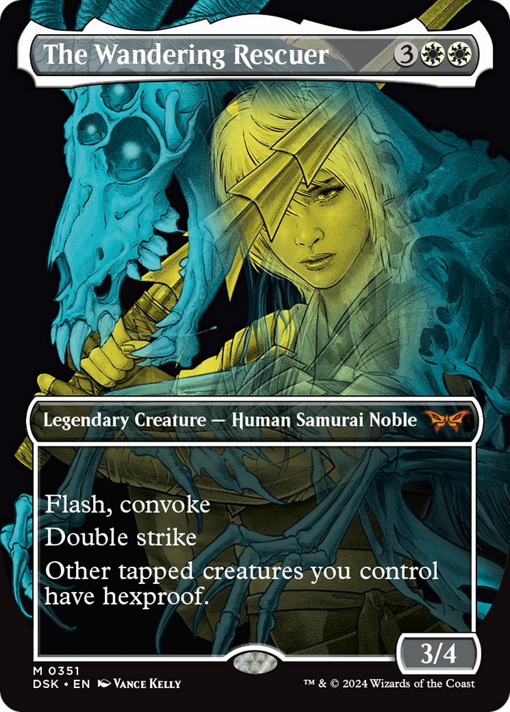 The Wandering Rescuer (Showcase) (351) Foil - Duskmourn: House of Horror