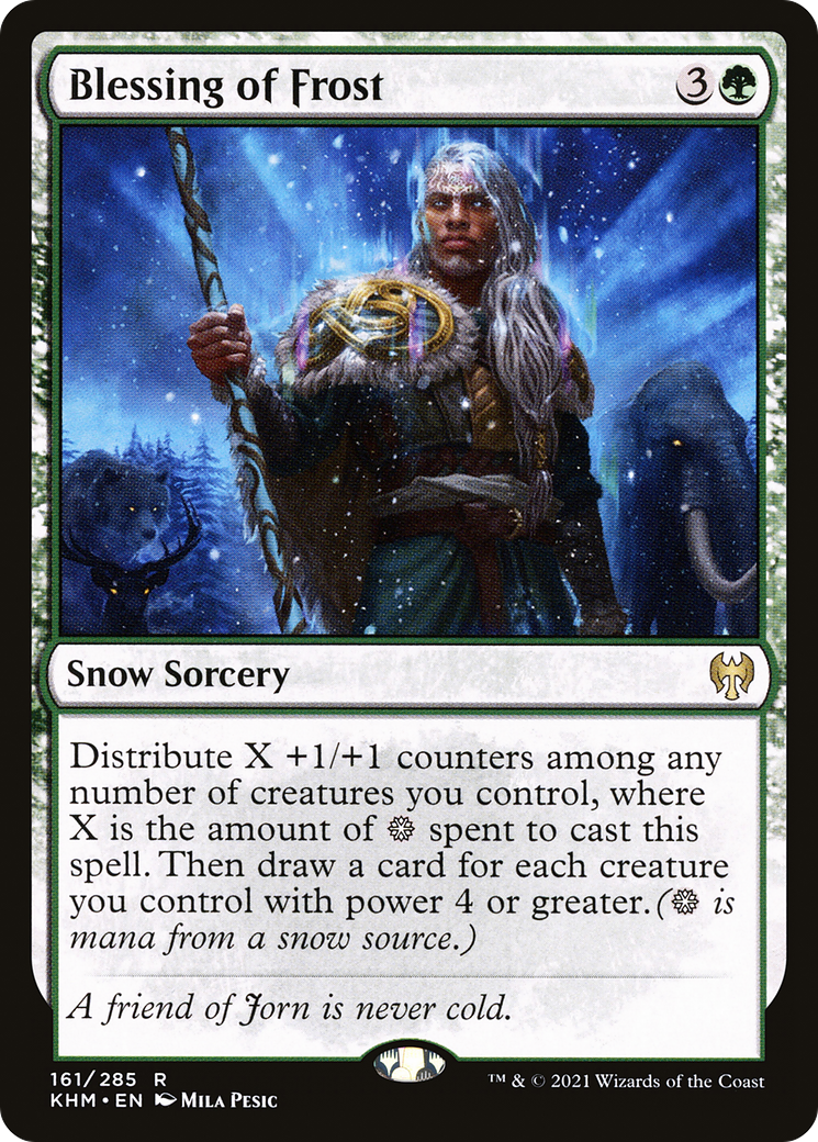 Blessing of Frost (161) Foil - Kaldheim