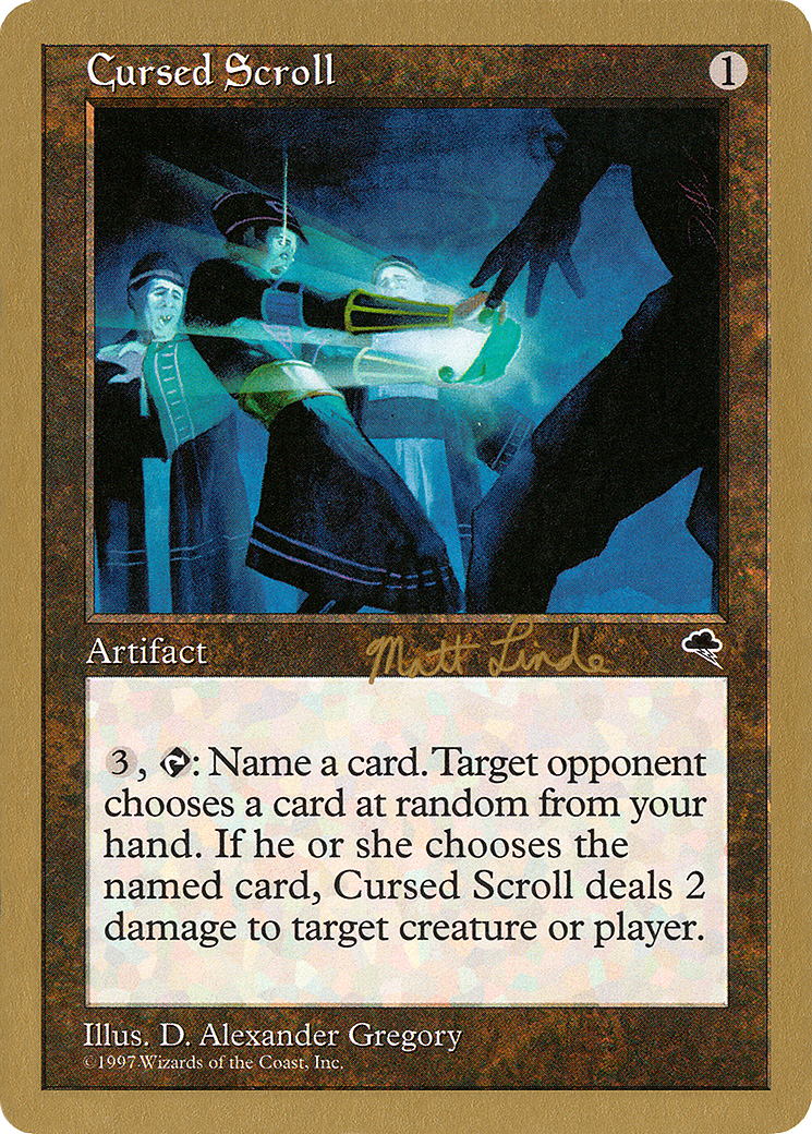 Cursed Scroll (Retro) (ml281) - World Championship Decks 1999