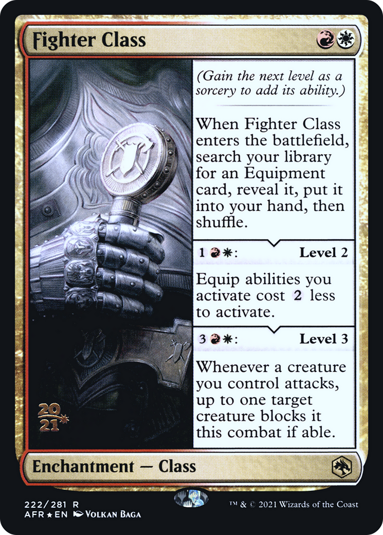 Fighter Class (222s) Foil - Adventures in the Forgotten Realms Promos