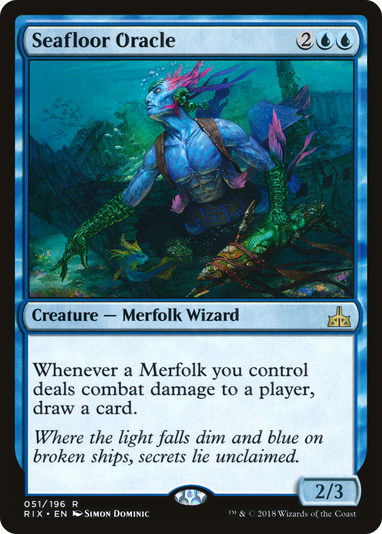 Seafloor Oracle (051) Foil - Rivals of Ixalan