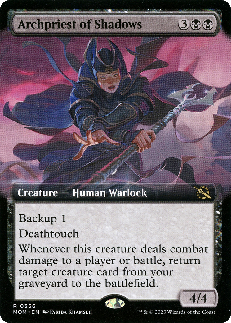 Archpriest of Shadows (Extended Art) (356) Foil - March of the Machine