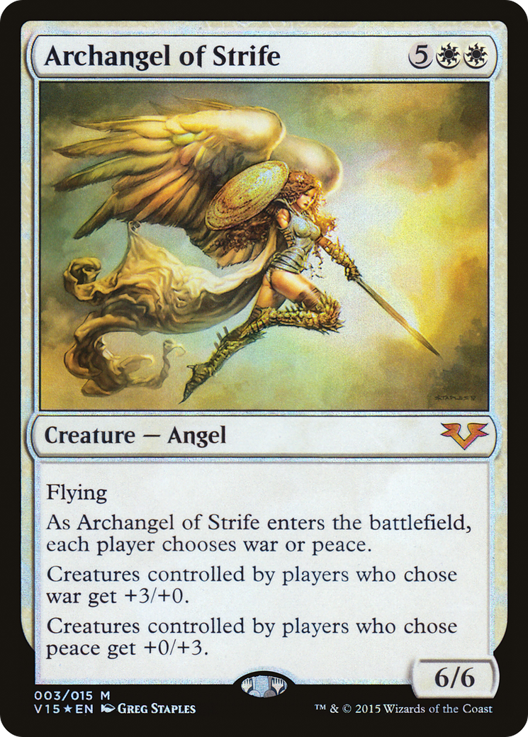 Archangel of Strife (003) Foil - From the Vault: Angels