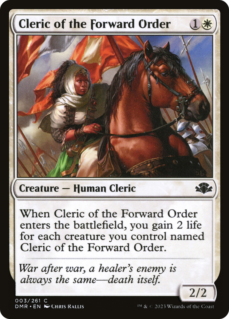 Cleric of the Forward Order (003) - Dominaria Remastered
