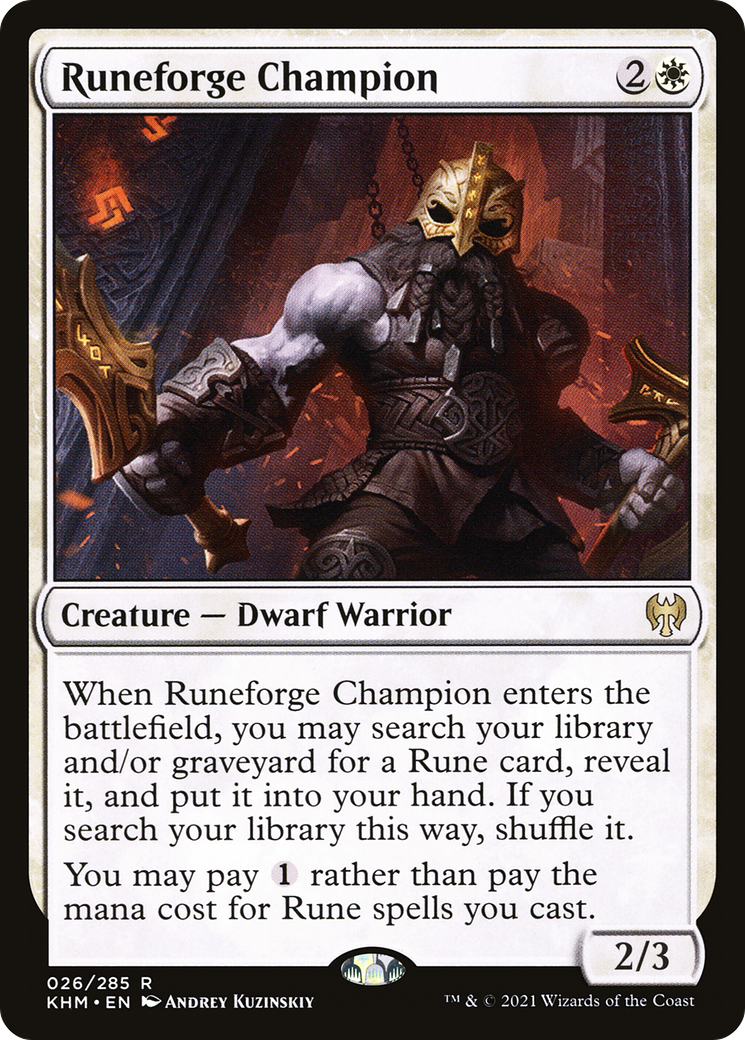 Runeforge Champion (026) Foil - Kaldheim