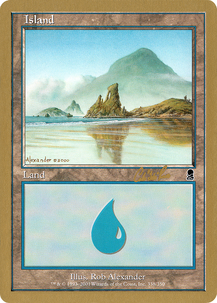 Island (338) - 2002 Carlos Romao (ODY) (Retro) - World Championship Decks 2002