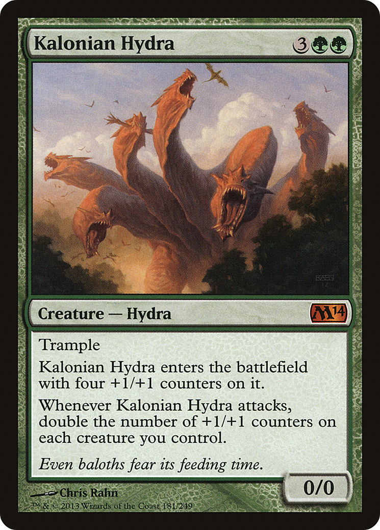 Kalonian Hydra (181) Foil - Magic 2014