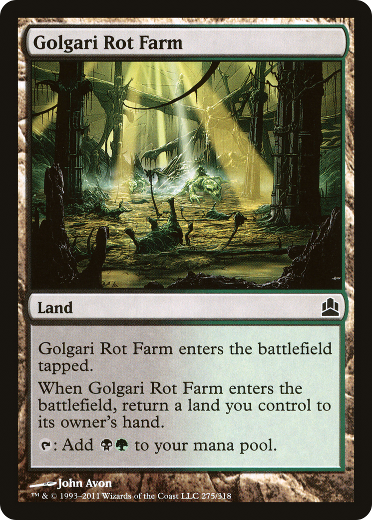 Golgari Rot Farm (275) - Commander 2011