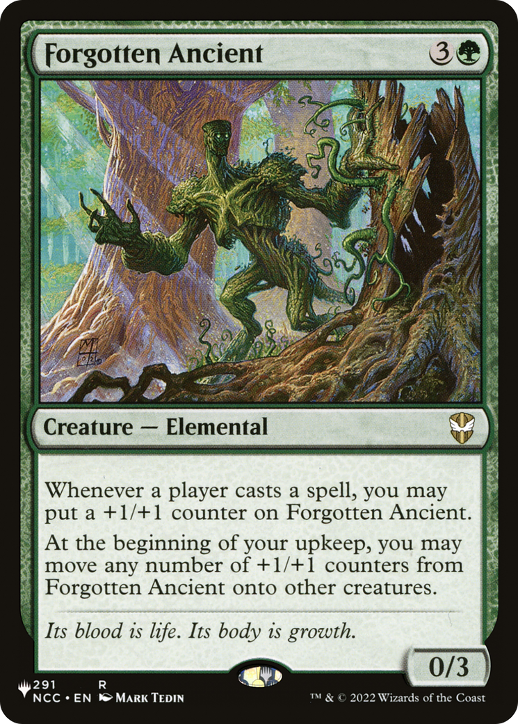 Forgotten Ancient (NCC-291) - The List
