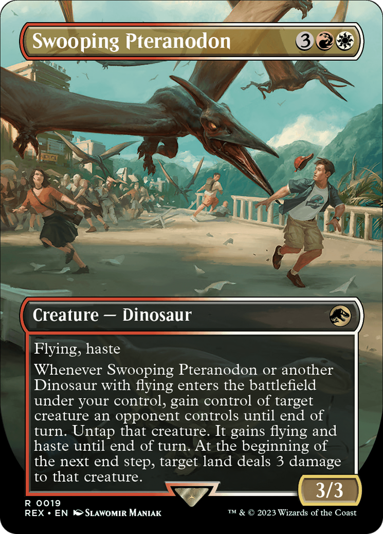 Swooping Pteranodon (Borderless) (019) - Jurassic World Collection