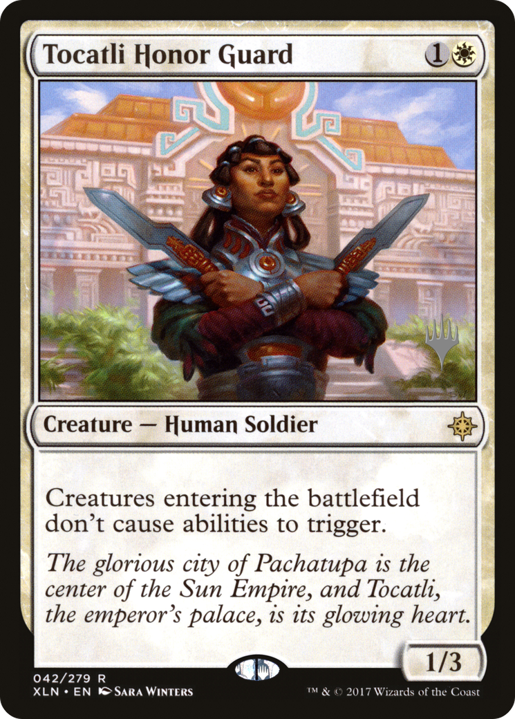 Tocatli Honor Guard (042) Foil - Ixalan Promos