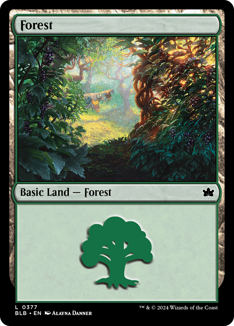 Forest (377) Foil - Bloomburrow