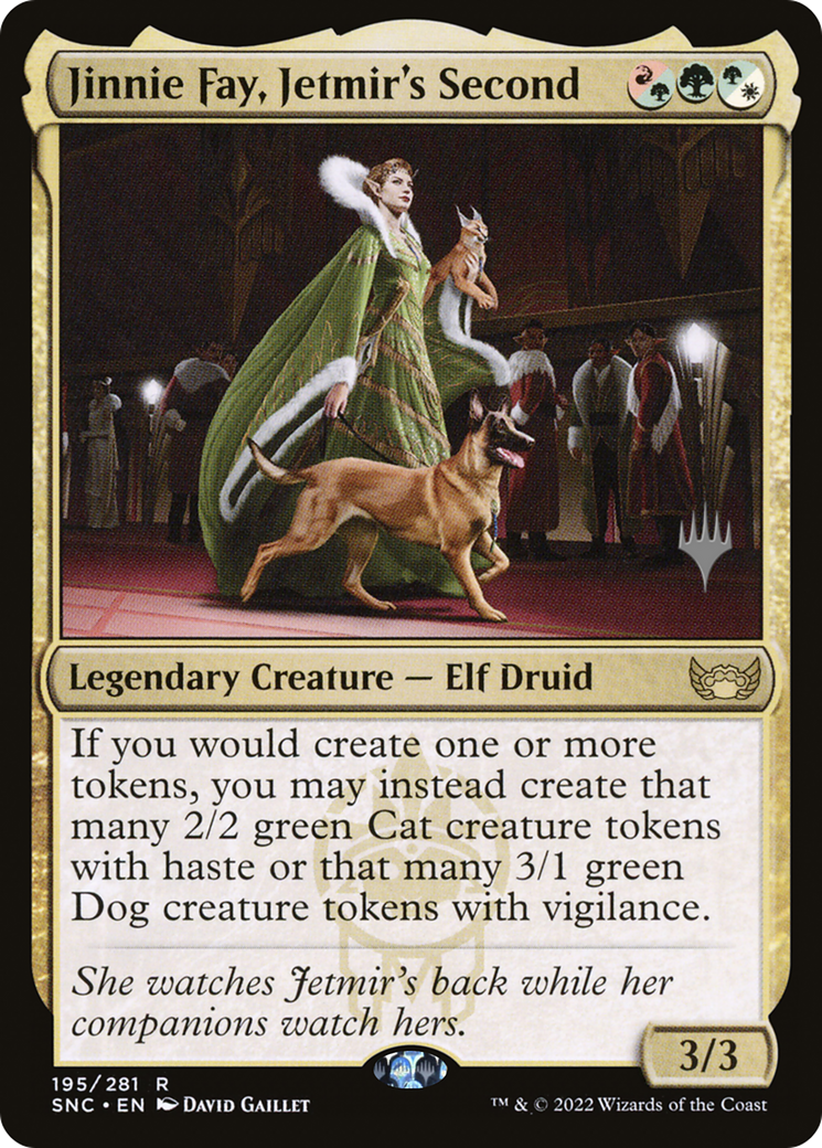 Jinnie Fay, Jetmir's Second (195) Foil - Streets of New Capenna Promos