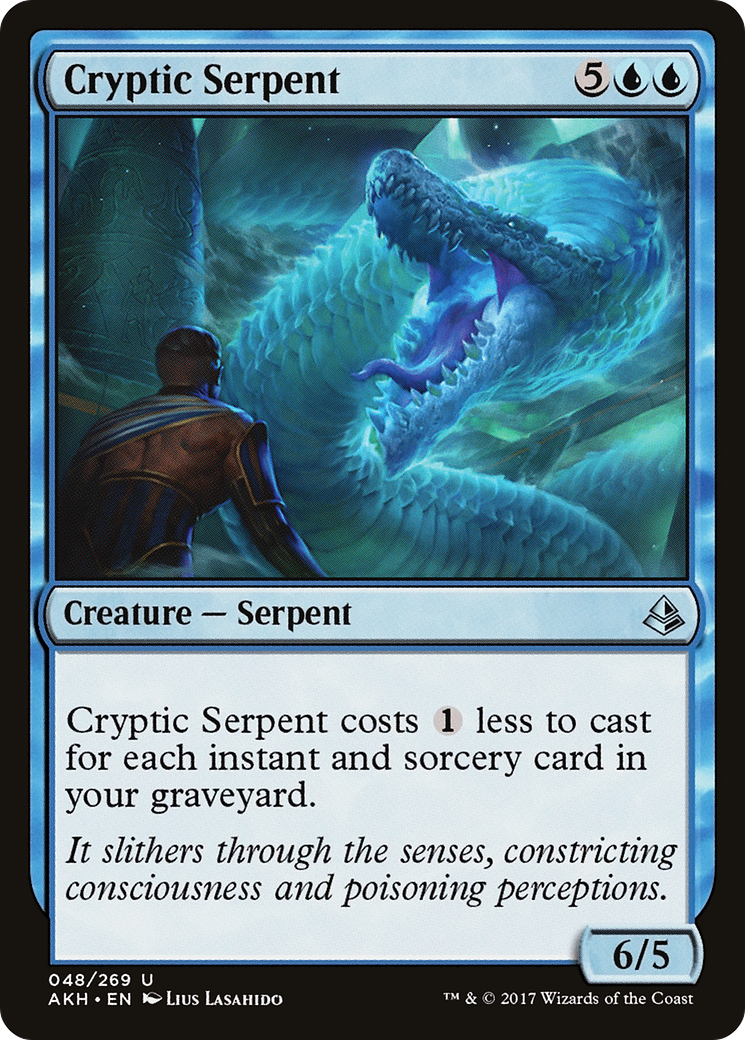 Cryptic Serpent (048) Foil - Amonkhet