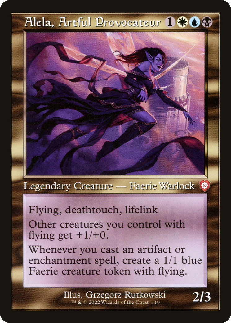 Alela, Artful Provocateur (Retro) (119) - The Brothers' War Commander