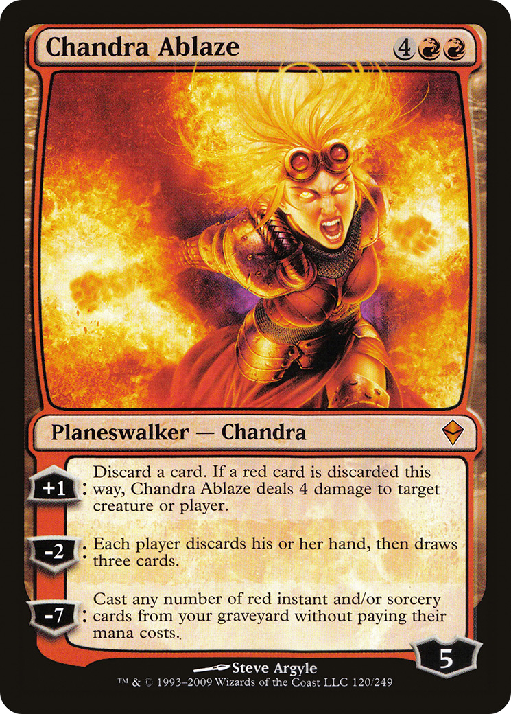 Chandra Ablaze (120) - Zendikar