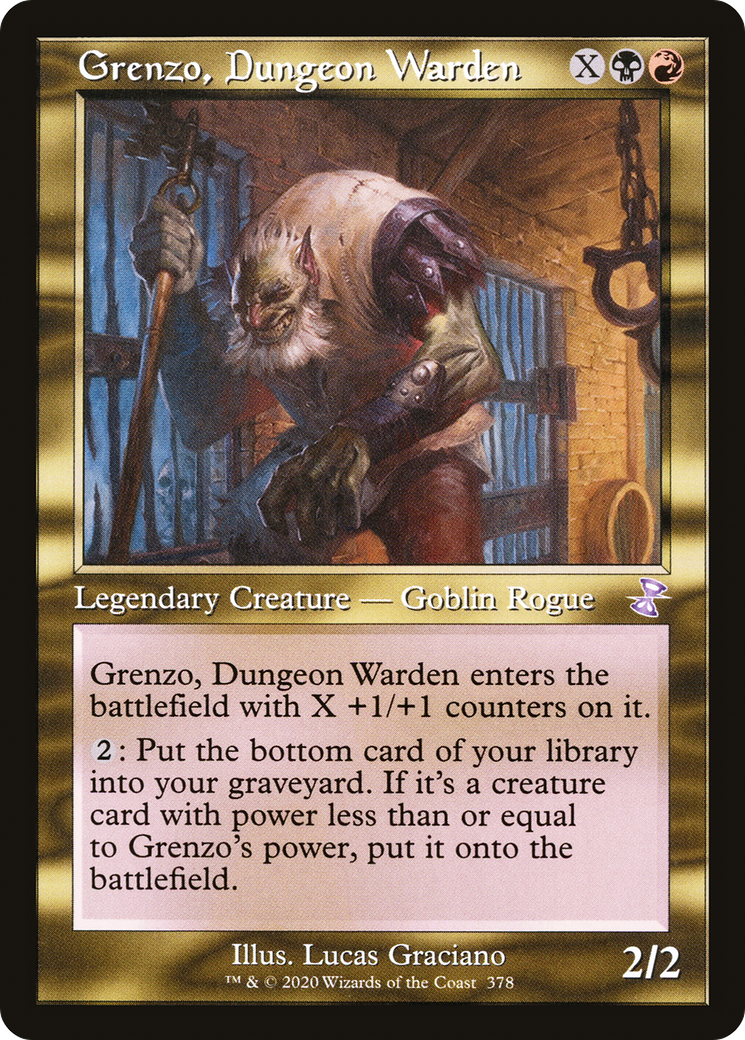 Grenzo, Dungeon Warden (Retro) (378) Foil - Time Spiral Remastered