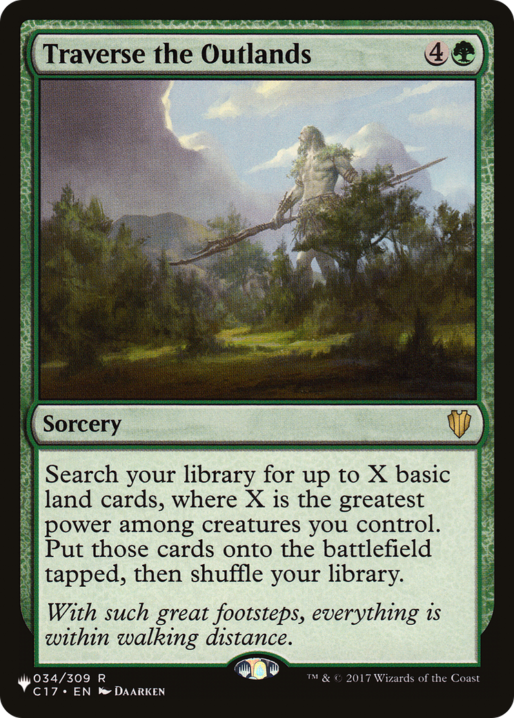 Traverse the Outlands (C17-34) - The List