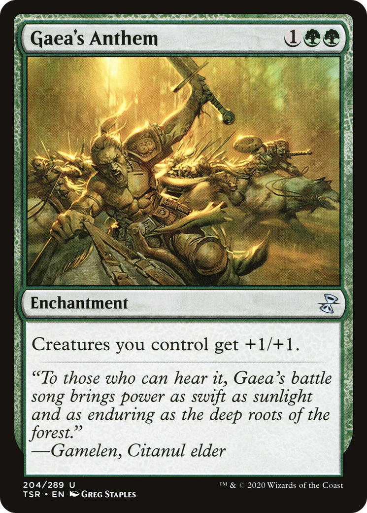 Gaea's Anthem (204) Foil - Time Spiral Remastered
