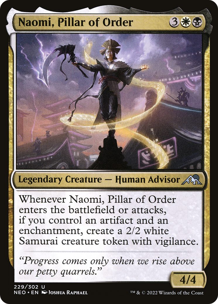 Naomi, Pillar of Order (229) - Kamigawa: Neon Dynasty