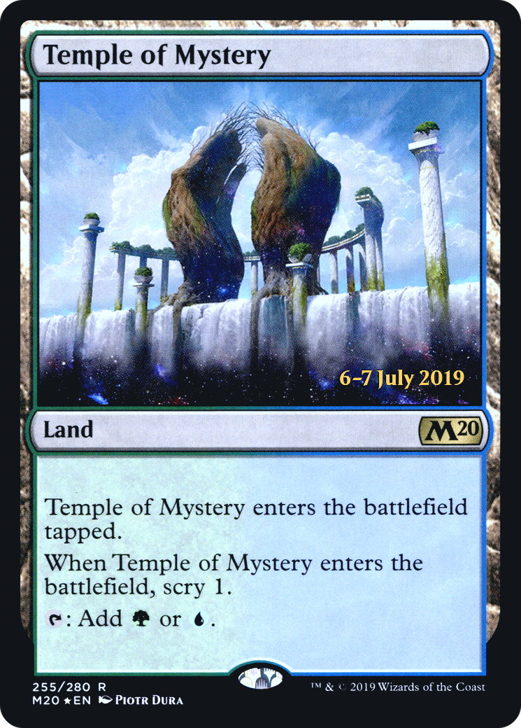 Temple of Mystery (255s) Foil - Core Set 2020 Promos