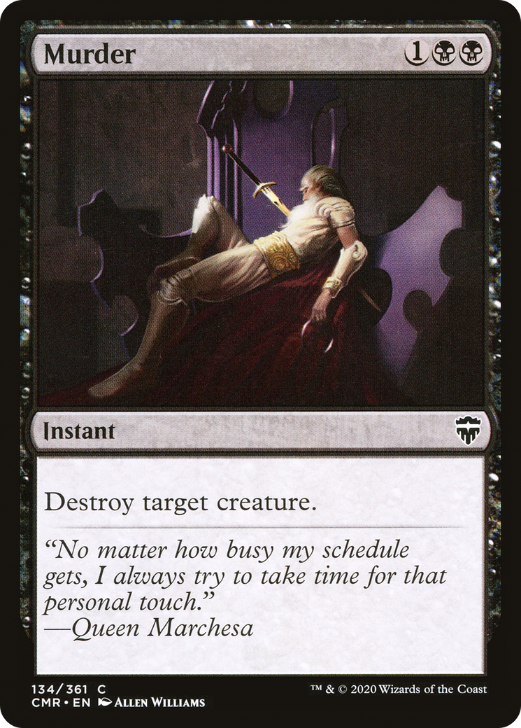 Murder (134) Foil - Commander Legends