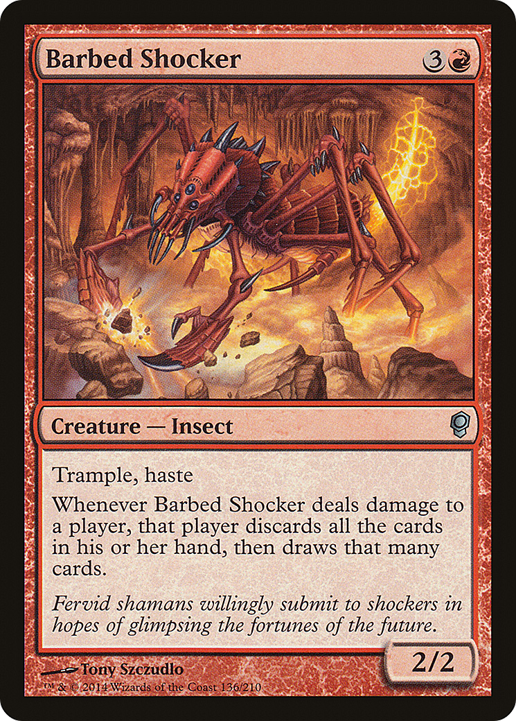 Barbed Shocker (136) Foil - Conspiracy