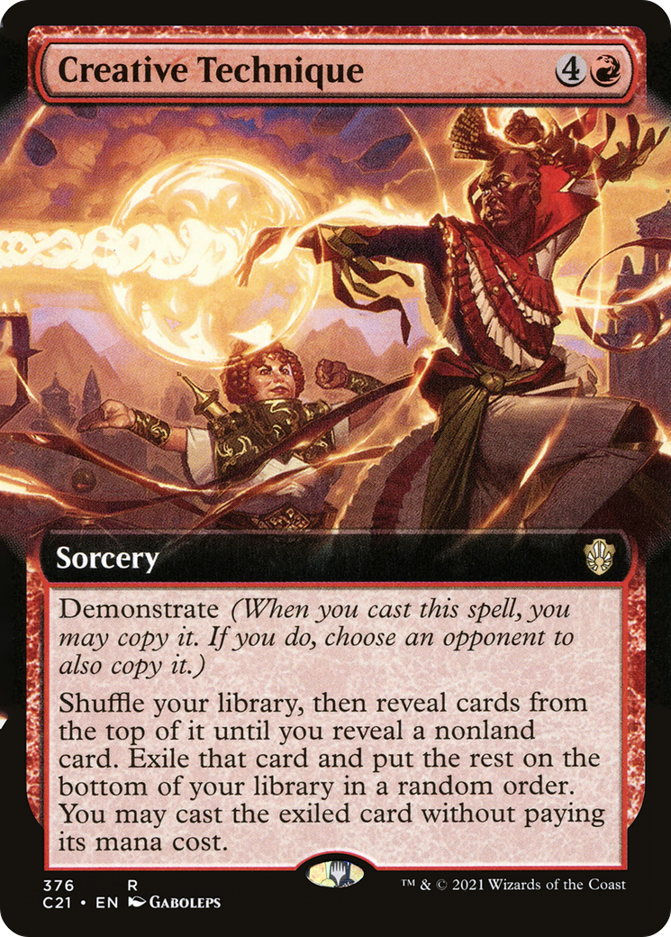 Creative Technique (Extended Art) (376) - Commander 2021