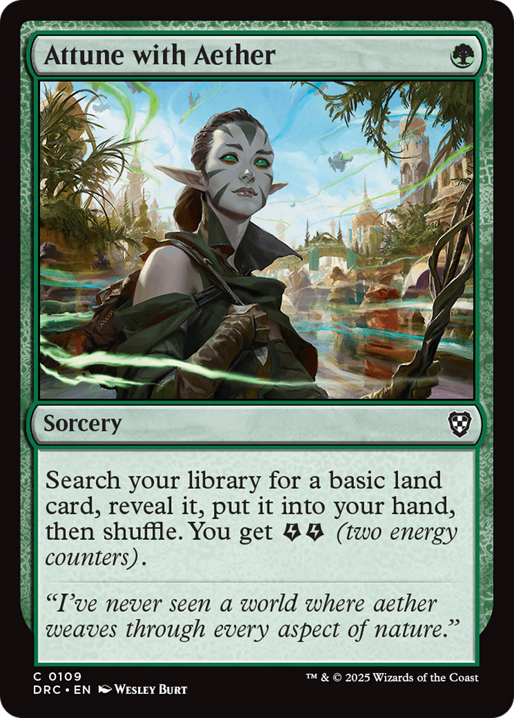 Attune with Aether (109) - Commander: Aetherdrift