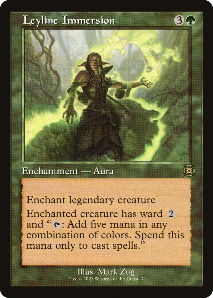 Leyline Immersion (Showcase) (Retro) (071) Foil - March of the Machine: The Aftermath