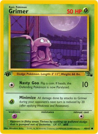 Grimer (48) (Unlimited) - Fossil