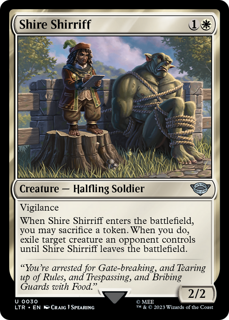 Shire Shirriff (030) Foil - The Lord of the Rings: Tales of Middle-earth