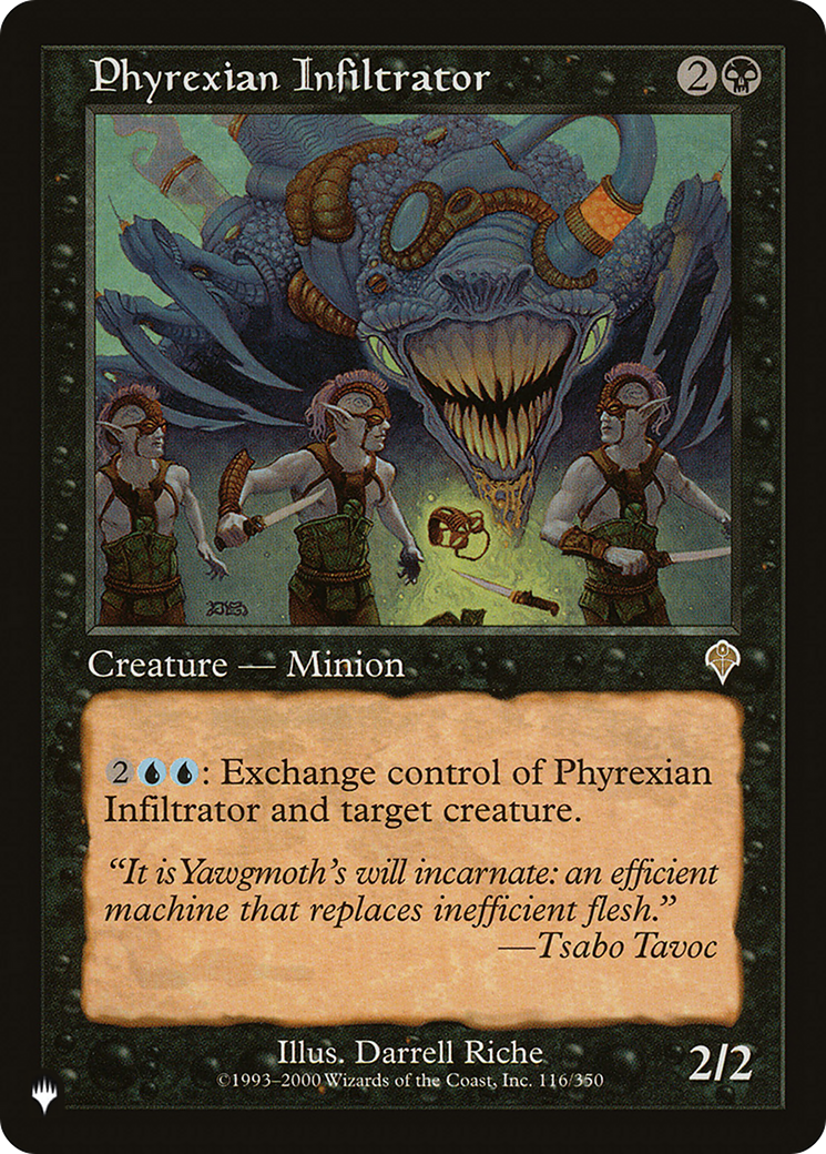 Phyrexian Infiltrator (Retro) (INV-116) - The List