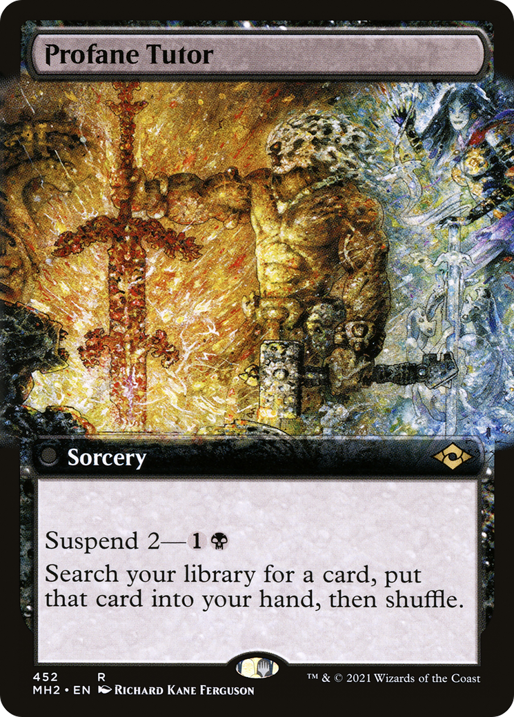 Profane Tutor (Extended Art) (452) Foil - Modern Horizons 2