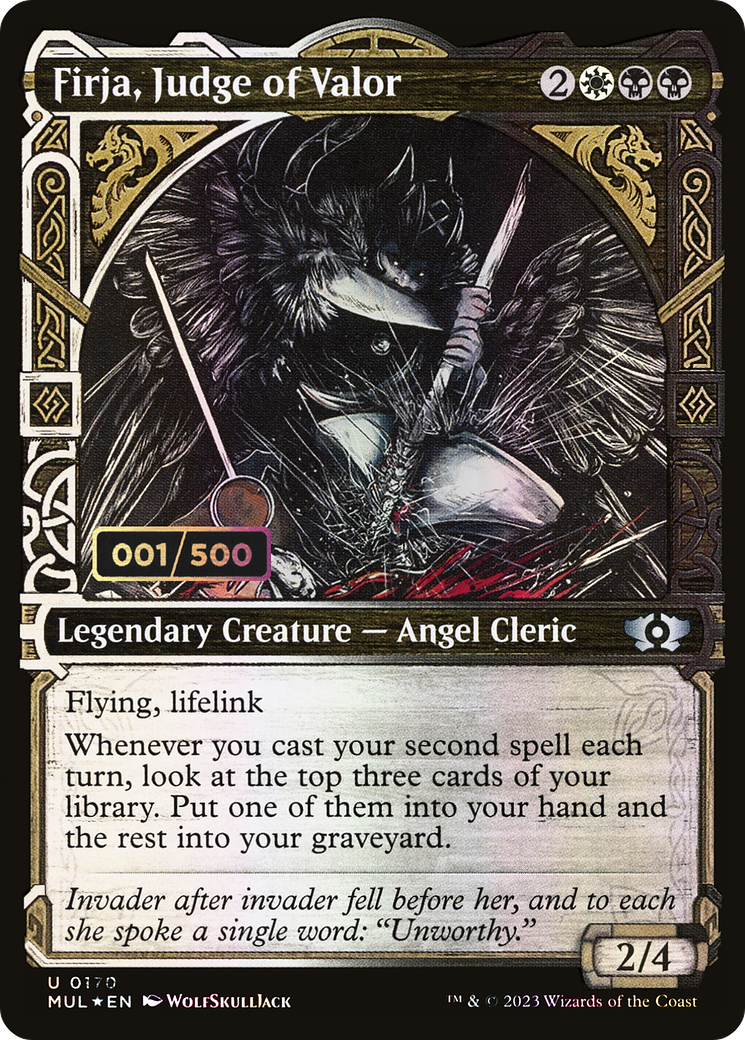 Firja, Judge of Valor (Showcase) (170z) Foil - Multiverse Legends